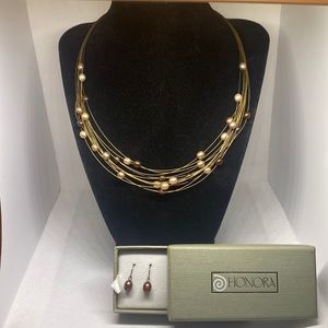 Honora Pearl Necklace & Earrings